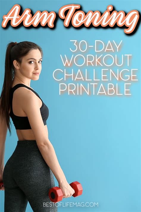 30 Day Arm Toning Workout Challenge Printable Best Of Life Magazine