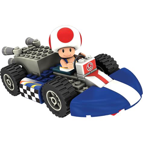 Knex Mario Kart Wii Building Set Toad With Standard Kart