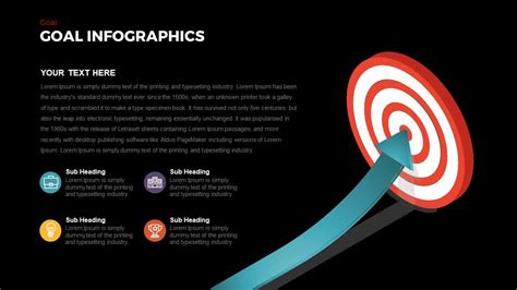 Goals Infographic Template For Business Presentation Slidebazaar