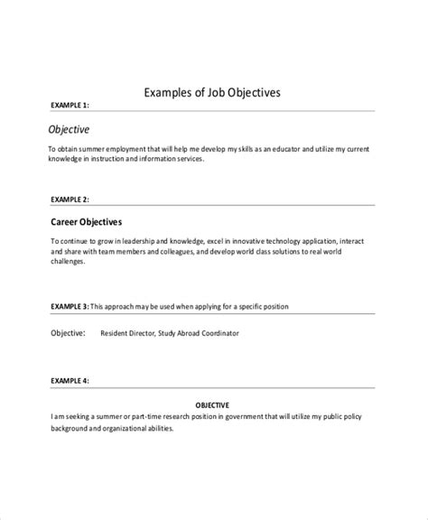 You may ask yourself, do i need an objective on my resume? the answer you arrive at is based on your level of experience and the job. FREE 8+ Sample Objective on Resume Templates in MS Word | PDF