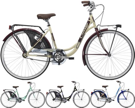 Als hollandrad (oder hollandfahrrad) bezeichnet man tourenräder niederländischer bauart. 26 Zoll Damen Holland Fahrrad Cinzia Liberty Retro ...