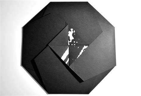 Check Out This Fold Out Origami Record Sleeve Designed By