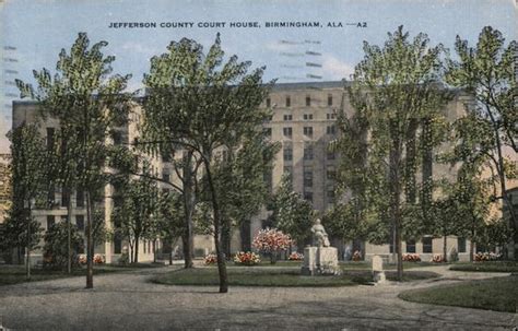 Jefferson County Court House Birmingham Al Postcard