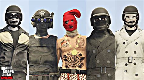 Gta Online 10 Tryhard Outfits Male Freemode And Rng Outfits Rockstar
