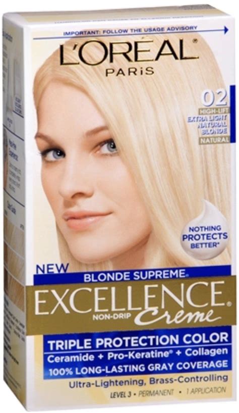 L Oreal Excellence Creme Blonde Supreme 02 Extra Light Natural Blonde Natural 1 Each Pack