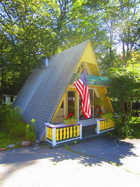 Maybe you would like to learn more about one of these? Relaxshacks.com: A Tiny Yellow A-frame Cabin/Cottage in Maine