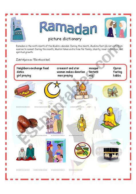 Printable Ramadan Activities Printable World Holiday