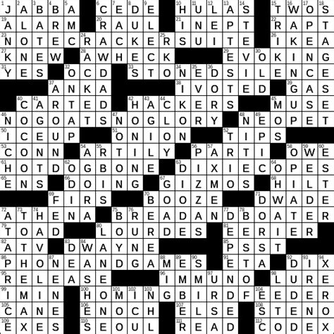 The crossword solver solves clues to crossword puzzles in the uk, usa & australia. 0219-17 New York Times Crossword Answers 19 Feb 17, Sunday ...