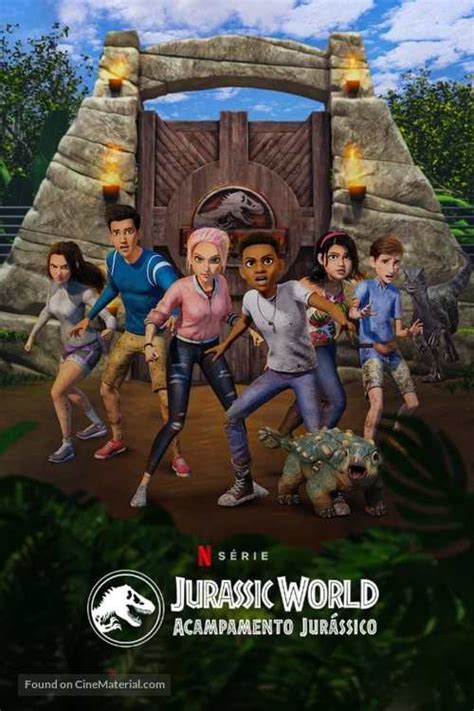 Jurassic World Camp Cretaceous Brazilian Movie Cover