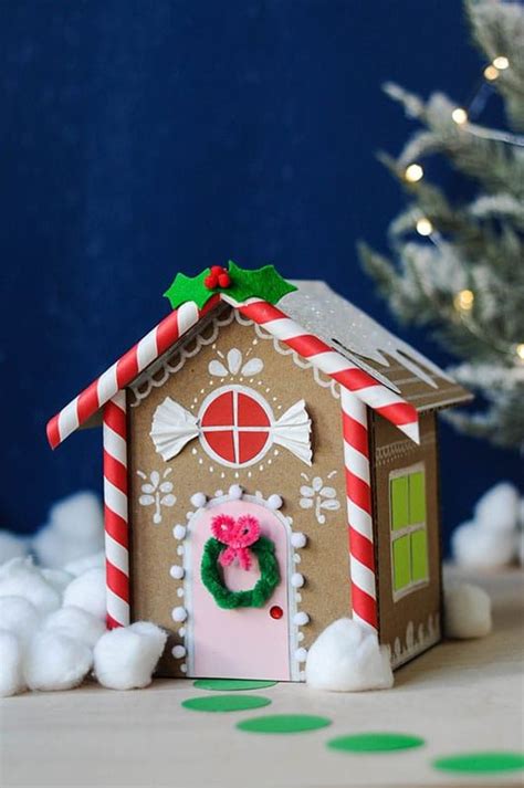How To Make A Cardboard Gingerbread House For Christmas Gingerbread