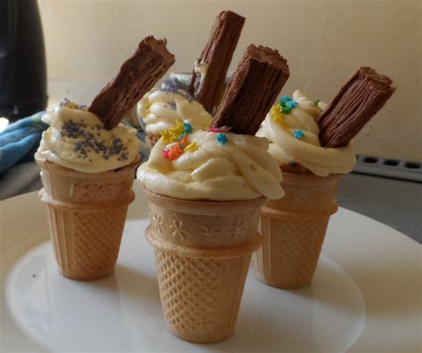 Ice Cream Cone Cupcakes The Great British Bake Off The Great
