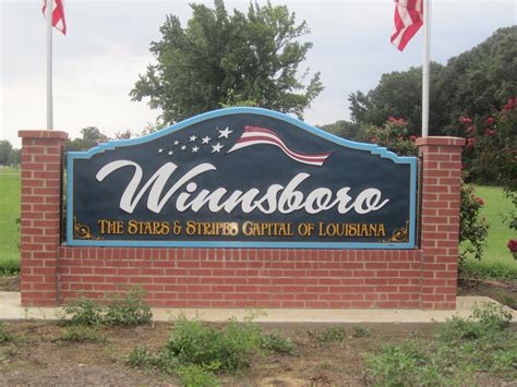 Image Winnsboro La Welcome Sign Img 0322