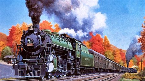 Fall Train Wallpaper Wallpapersafari