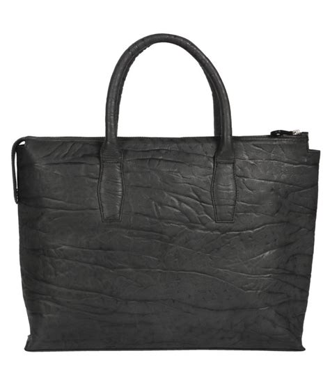 Jl Collections Black Pure Leather Shoulder Bag Buy Jl Collections