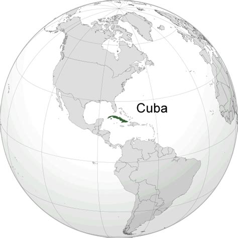 Map Of Cuba