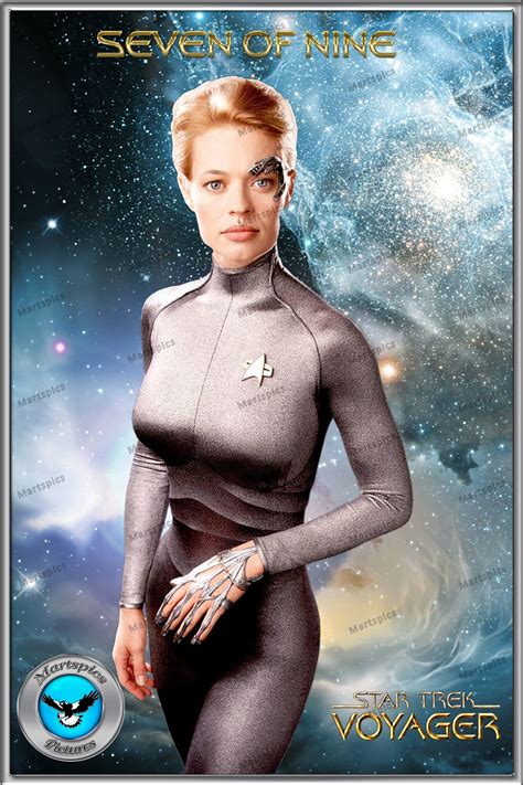 Star Trek Voyager Seven Of Nine Picture 1 Genuine Hubble Background