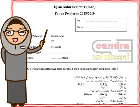 Banjir hari ini cuaca mendung. Soal UAS Bahasa Arab Kelas 11 Semester 1 | Administrasi ...