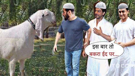 Aamir Shahrukh And Salman Khan Huge Bakra Eid Celebration At Panvel