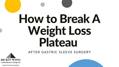 How To Restart Weight Loss After Gastric Bypass 10 Day Pouch Reset