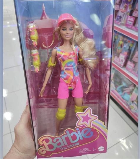 Irl Image Of The Barbie Movie Roller Blading Doll Rbarbie