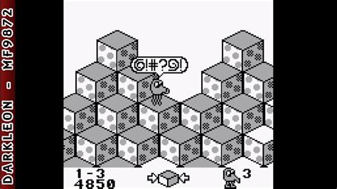 Game Boy Qbert © 1992 Jaleco Entertainment Gameplay Youtube