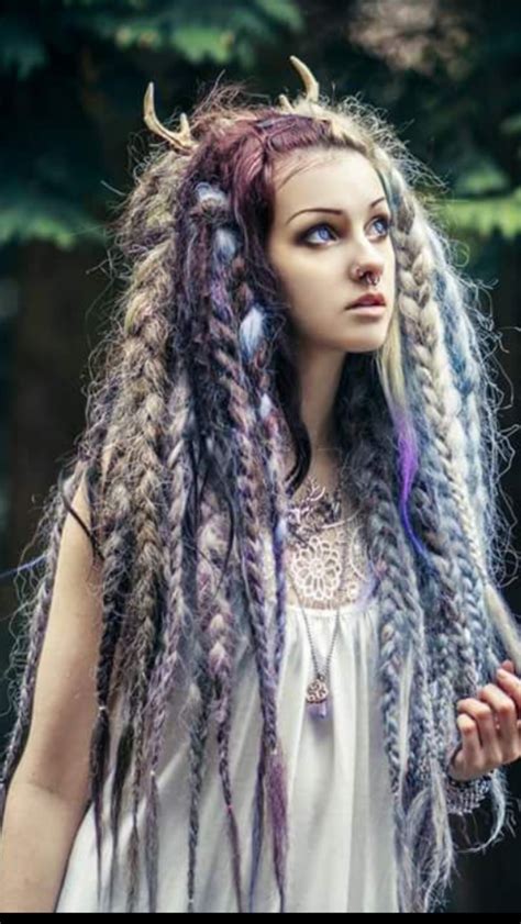 Pin By Jennifer Storelli On Pagan Images Hair Styles Halloween Hair