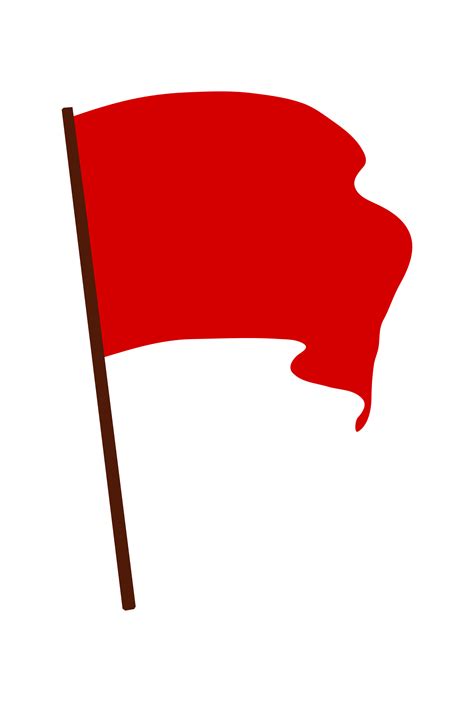 Clipart Waving Red Flag Clipart Best Clipart Best