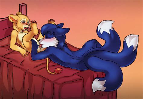 Rule 34 4 Toes Anthro Anthrofied Bed Blue Fur Blush
