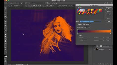 Add Different Looks To Your Photos Using Only Gradient Map Layer