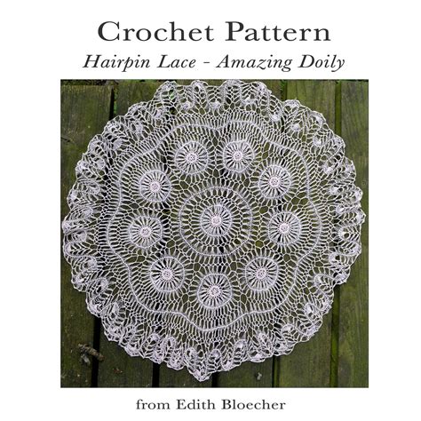 hairpin lace crochet patterns free patterns