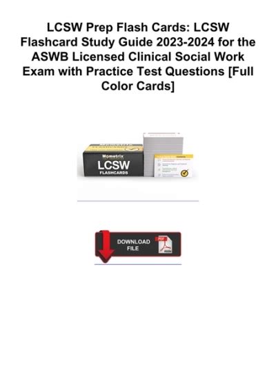 Lcsw Prep Flash Cards Lcsw Flashcard Study Guide 20232024 For The Aswb