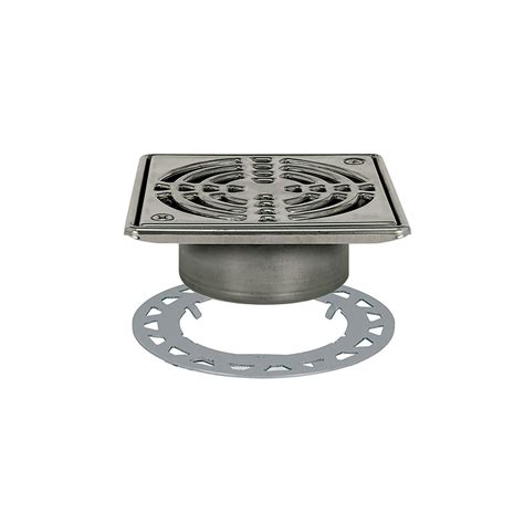 Schluter Kerdi-Drain 6in. Grate Stainless Steel | Floor and Decor