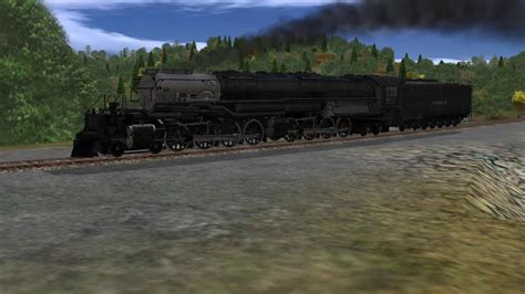 Trainz Railroad Simulator 2006 Demo Big Steam Grade Start Big Boy