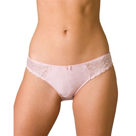Womens Serenity Jacquard Briefs In Pink