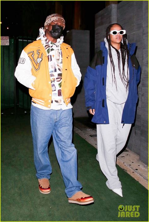 Rihanna And Boyfriend Aap Rocky Enjoy A Date Night Together In West