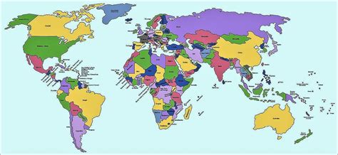 Imagenes Del Mapa Del Mundo Con Nombres Reverasite