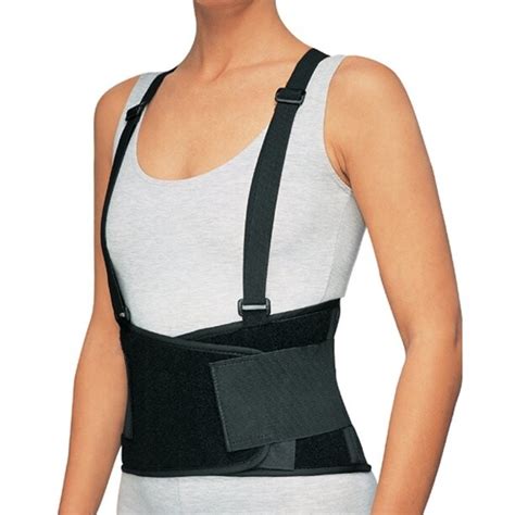 Procare Industrial Lightweight Back Support Belt With Suspenders