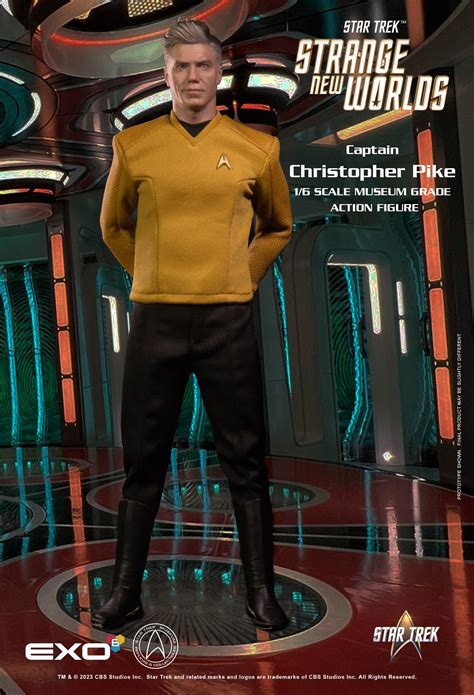 Star Trek: Strange New Worlds - Captain Christopher Pike Figure by EXO