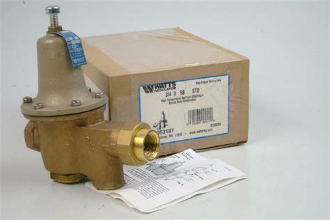Watts Water Pressure Reducing Valve 50psi 53197 Joseph Fazzio