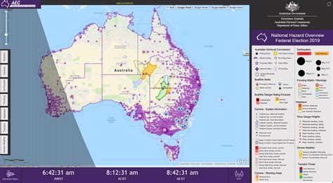 Digital Hazard Mapping Used During The Federal Election Geoscience