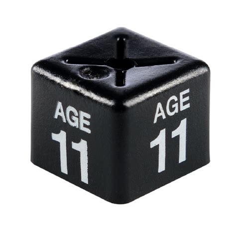 Shopworx Cubex Age 11 Size Cubes Black Pack 50 Clipper Retail