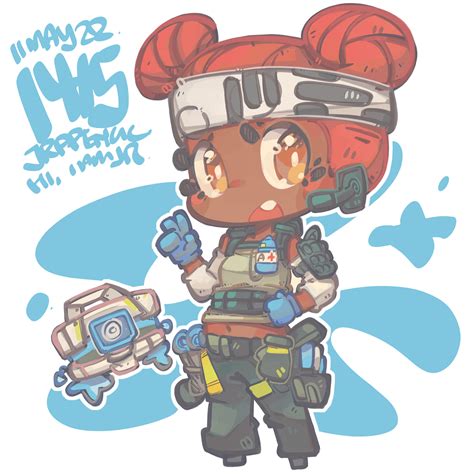 Lifeline And D O C Health Drone Apex Legends Drawn By Jrpencil