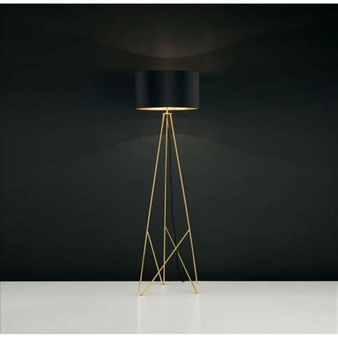 Eglo 39231 Camporale 1 Light Floor Lamp Gold With Images Gold Floor