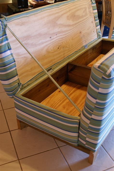 Diy solid wood outdoor sofa 9. Ana White | Beachy Storage Sofa - DIY Projects