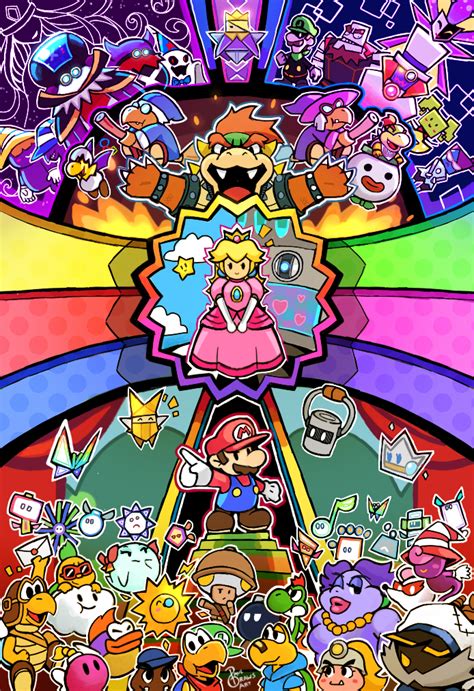 I Drew This A Month Ago But Realised I Never Posted It Here I Love The Paper Mario Series So I