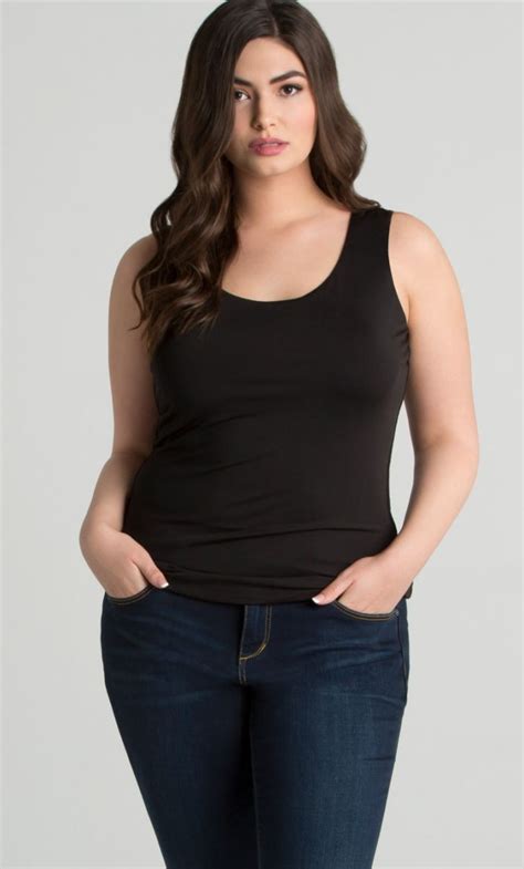 Essential Layering Tank Tops Fall Outfits Plus Size Outfits Plus