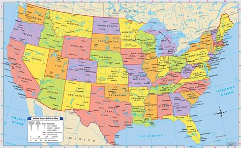 Printable United States Map Images How To Learn The Map Of The 50