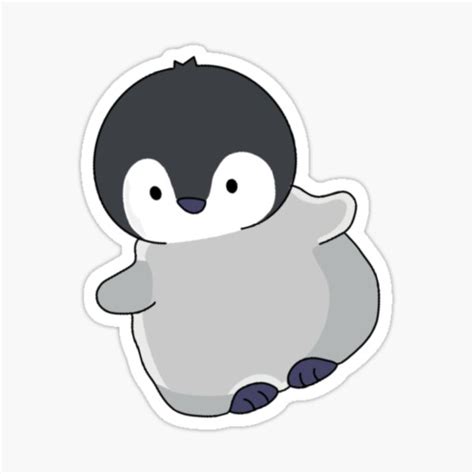 Cute Little Penguin Sticker For Sale By Ecstickers2 Redbubble
