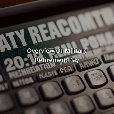 How To Calculate Military Retirement Pay Retire Gen Z