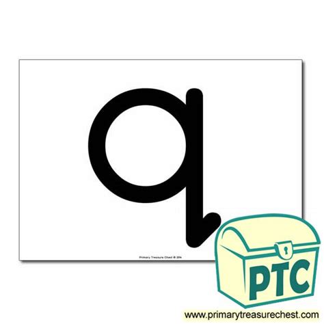Letter Q Poster Primary Treasure Chest Letter Sound Activities